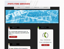 Tablet Screenshot of jyotifireservice.com